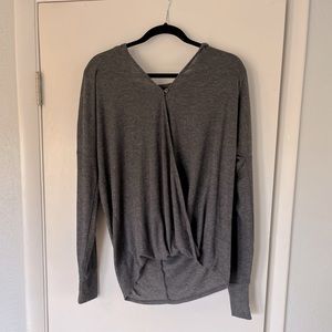 Motherhood Maternity nursing sweatshirt- dark grey